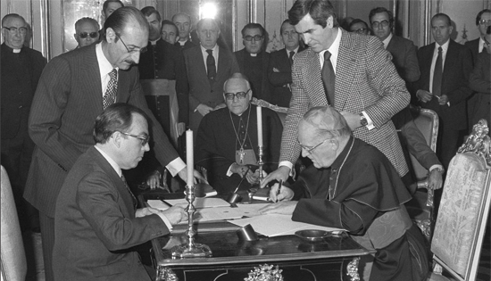 Resultado de imagen de concordato de 1979