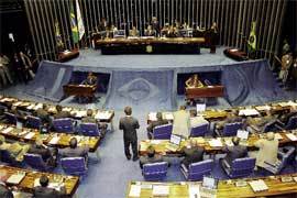El Senado brasileño durante una reunión en 2006 de los países miembros del MERCOSUR