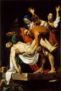 El descendimiento cuadro de Caravaggio
