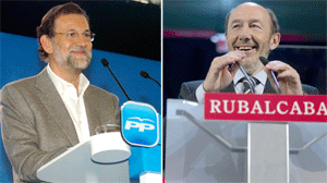Elecciones 20-N Mariano Rajoy Alfredo Perez Rubalcaba