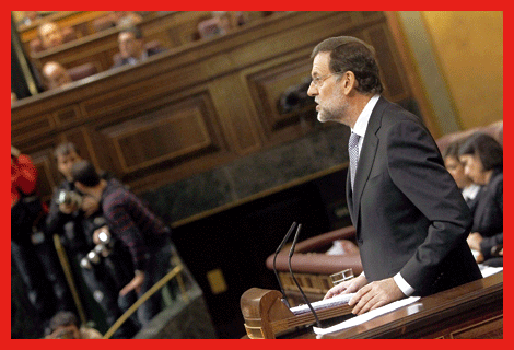 acontecimientos 2011 diciembre investidura Mariano Rajoy nuevo presidente del Gobierno