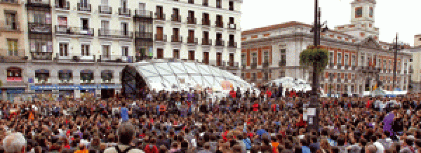 movimiento indignados 15-M Puerta del Sol