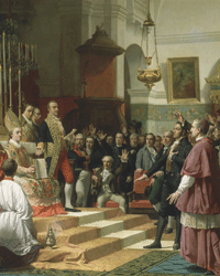 cuadro pintura constitución de las Cortes de Cádiz 1812