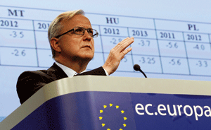 Olli Rehn, comisario europeo de Asuntos Monetarios