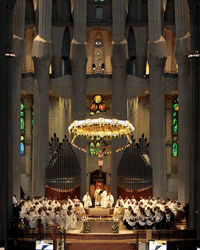 consagración de la Sagrada Familia de Barcelona