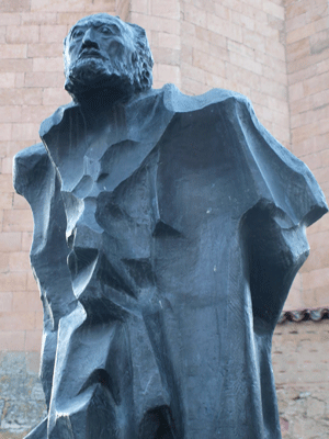 Estatua de Miguel de Unamuno en Salamanca