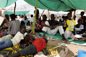 Campo de refugiados en Sudán del Sur