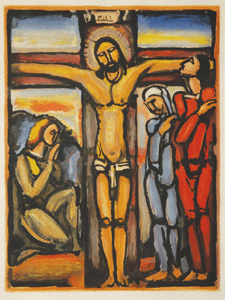cuadro Crucifixión de Cristo