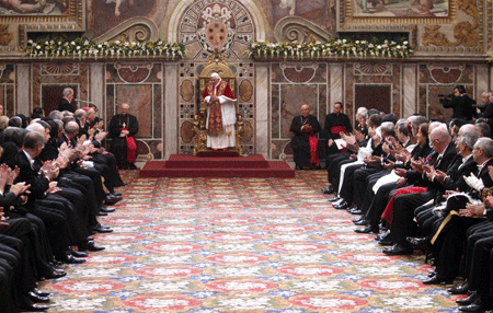 discurso papa Benedicto XVI ante el Cuerpo Diplomático 2012