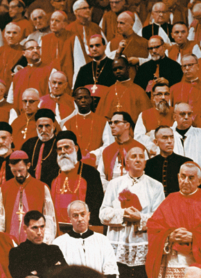 participantes de varias confesiones del Concilio Vaticano II
