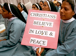 India religiosas rezan por los ataques contra los cristianos