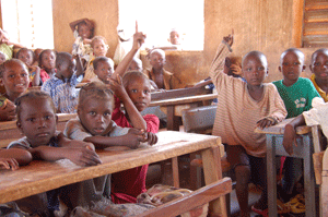 Niños de África en la escuela
