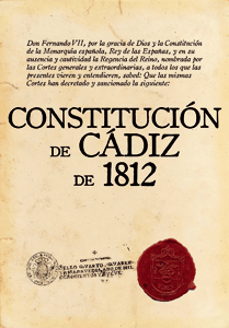 Constitución de Cádiz de 1812, pergamino