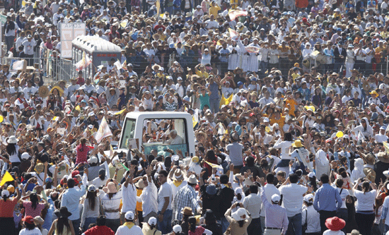 Benedicto XVI en México misa parque bicentenario