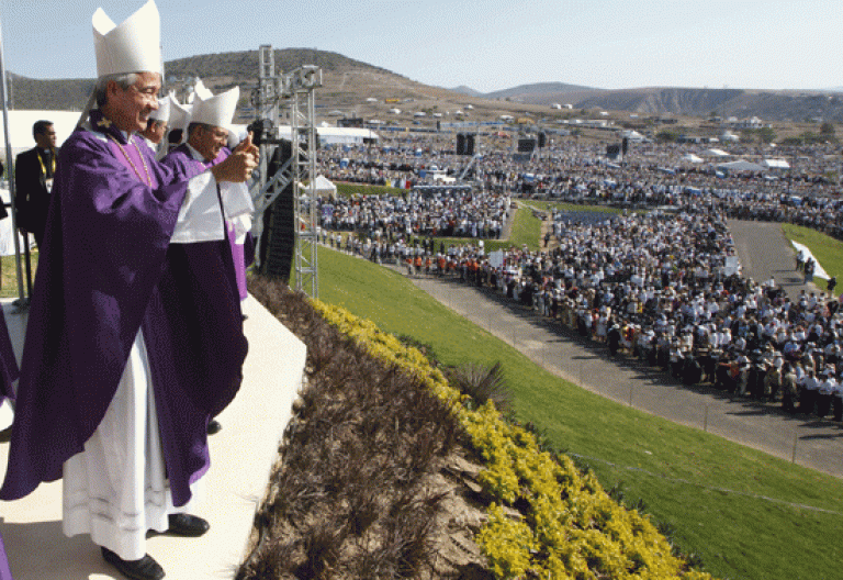 misa Benedicto XVI Parque Bicentenario México