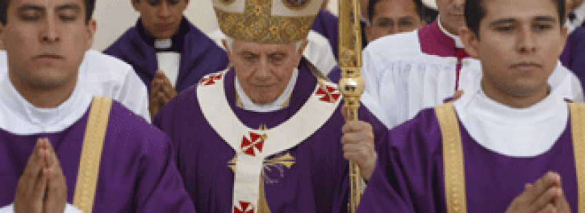Benedicto XVI en la Misa en el Parque del Bicentenario de León México