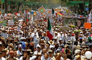 marcha contra la violencia en México
