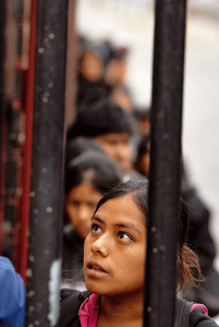 mujer inmigrante en México