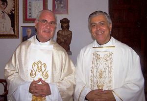 Felipe Fernández fallecido en 2012 y Bernardo Álvarez obispo de Tenerife