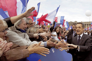 Nicolas Sarkozy, presidente de Francia