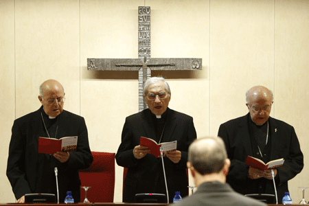 cardenal Rouco inauguración de la Asamblea Plenaria CEE abril 2012