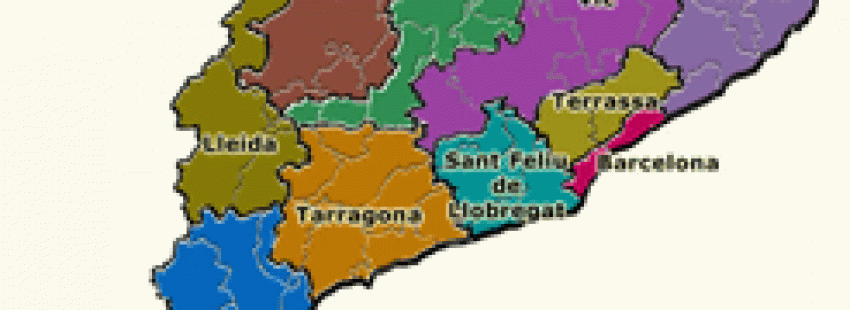mapa de las diócesis de Cataluña, conferencia episcopal tarraconense