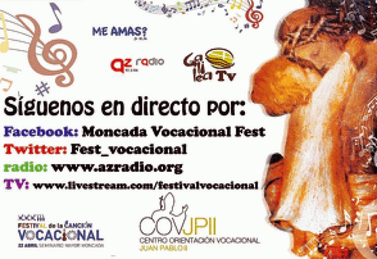 cartel del Festival de la Canción Vocacional