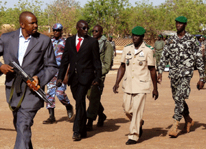 líderes militares golpistas en Malí