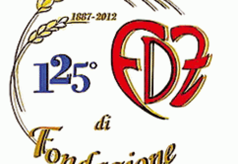logotipo 125 aniversario hermanas rogacionistas