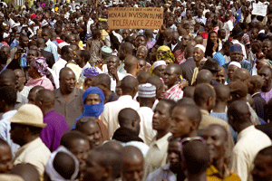 manifestación en Malí