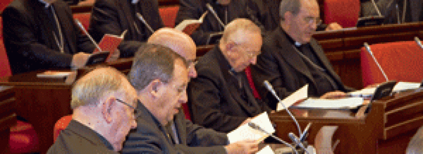 obispos españoles en la Asamblea Plenaria de la CEE abril 2012