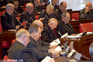 obispos españoles en la Asamblea Plenaria de la CEE abril 2012