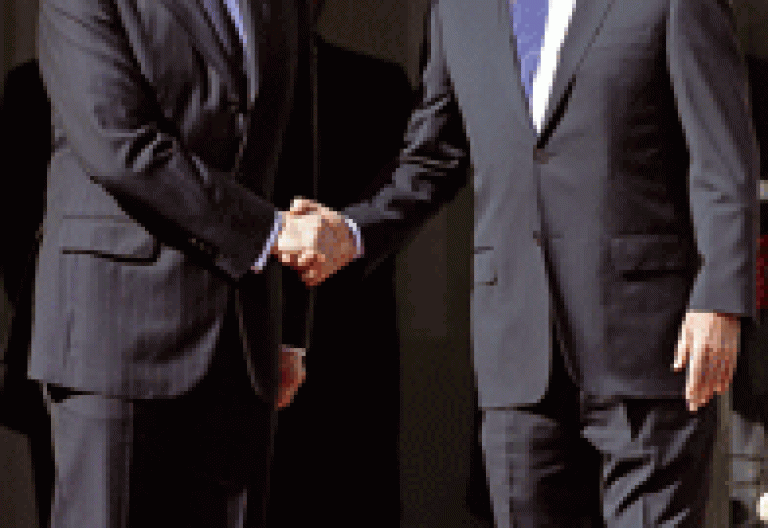 Nicolas Sarkozy y François Hollande