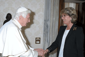María Jesús Figa se despide del Papa como embajadora ante la Santa Sede