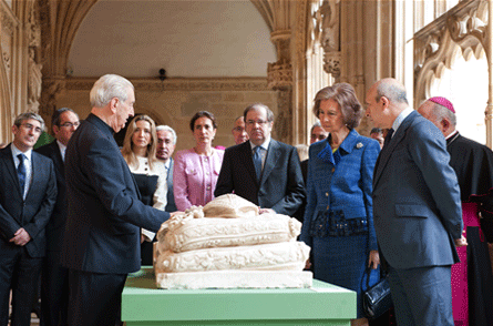 Las Edades del Hombre Inauguración de 'Monacatus', con la Reina Sofía y otras autoridades