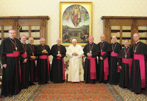 Obispos de los Estados Unidos en visita ad limina