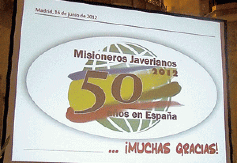 cartel 50 años misioneros javerianos en España