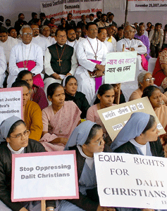 obispos sacerdotes y religiosas cristianos en India