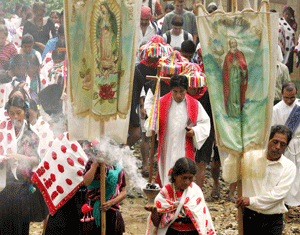 misa de indígenas en Chiapas