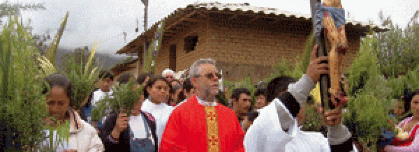 padre Antonio Sáenz iglesia indígena en Cajamarca Perú