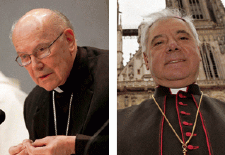 cardenal William Levada y su sustituto Gerhard Muller Doctrina de la Fe