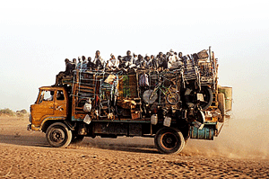 refugiados desplazados exiliados de Sudán del Sur