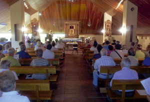 celebración en el 22 encuentro ecuménico del Espinar julio 2012