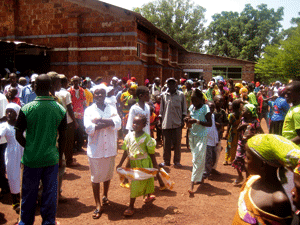 parroquia de los Mártires de Uganda en Obo, República Centroafricana