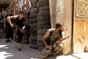 guerra en Siria, combatientes en Trípoli