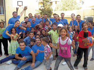 Maristas Azules iniciativa de los religiosos maristas en Alepo Siria