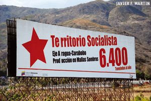 cartel Territorio Socialista en Venezuela