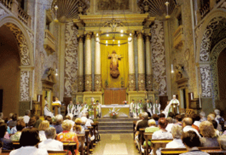 misa de despedida de los misioneros claretianos de Tarragona
