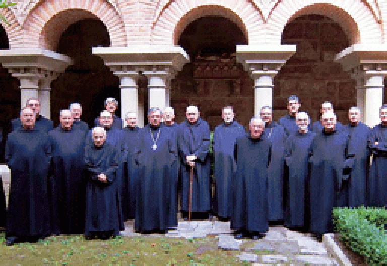 monjes benedictinos de la provincia hispánica en capítulo general