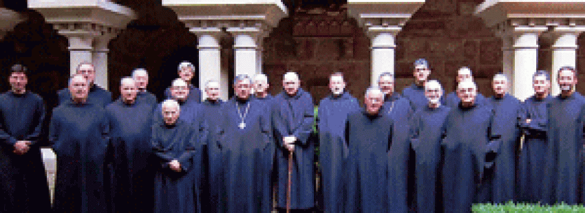 monjes benedictinos de la provincia hispánica en capítulo general